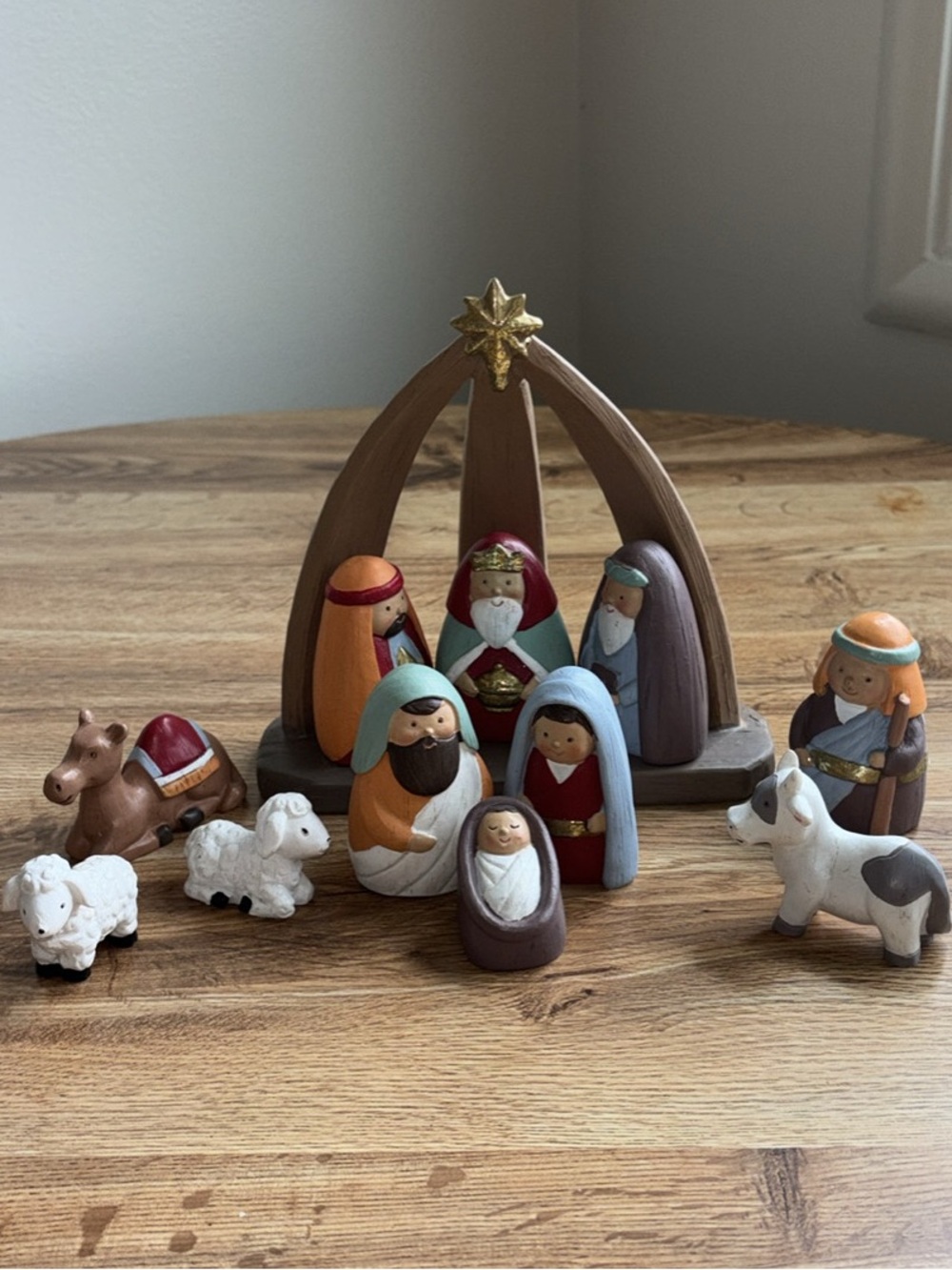 St Nicholas Square Nativity Set Mini 12 Piece Crèche